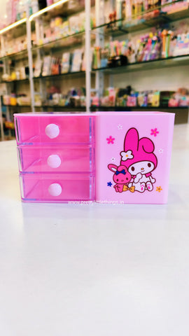 Sanrio Kawaii Pen Stand with Mini Drawers