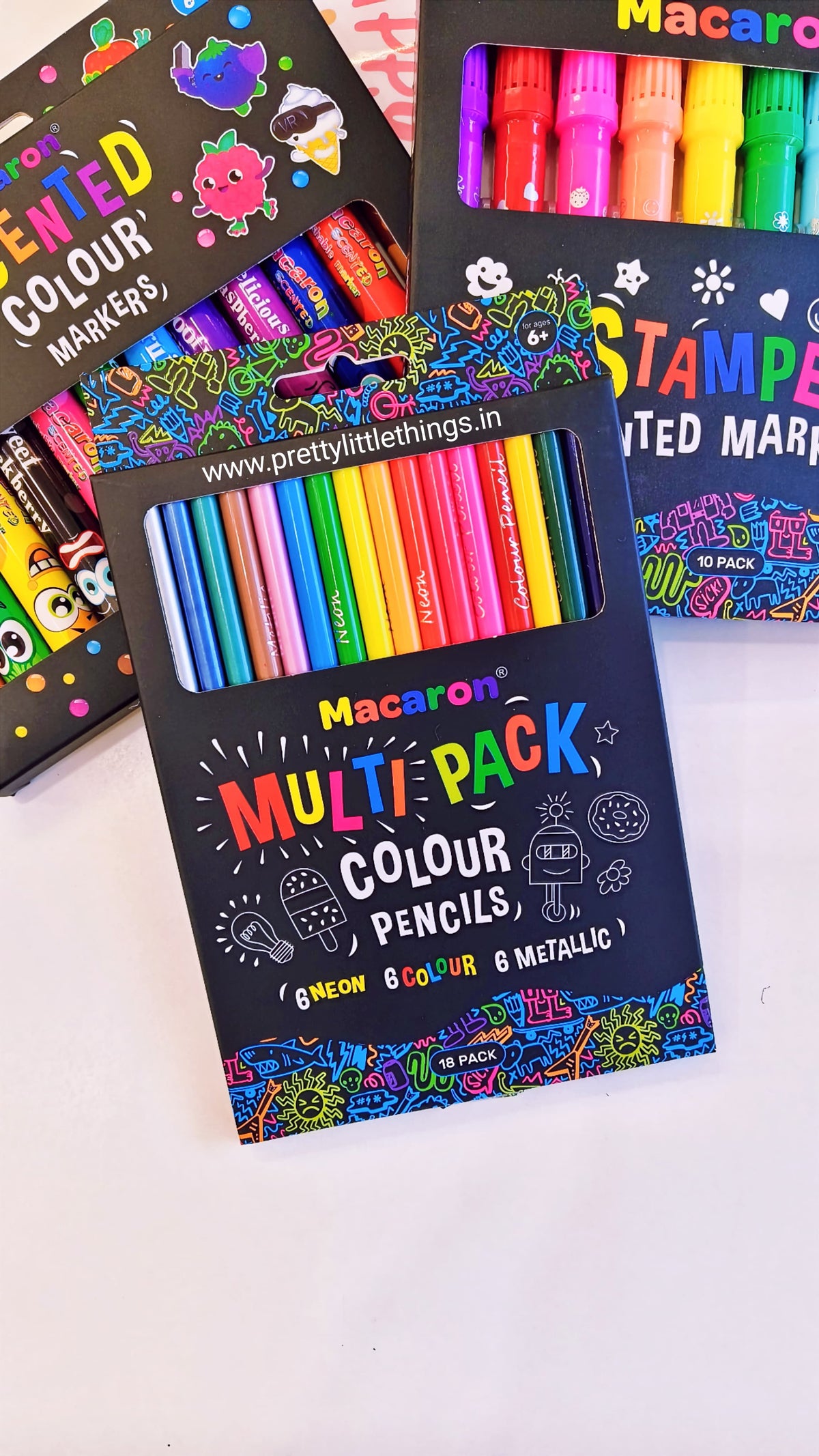 Macaron Series Color Pencils Pack (18 pcs)