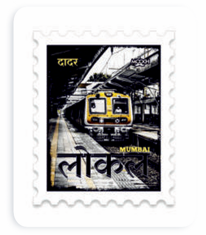 Postage Stamp Style Fridge Magnets
