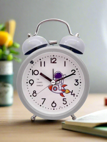 Space Theme Old Style Alarm Clock