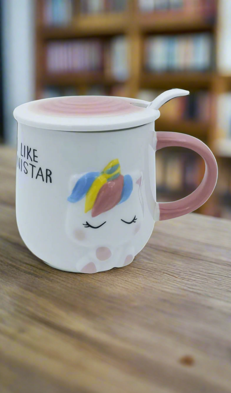 Teddy / Unicorn Ceramic Coffee / Milk Mug