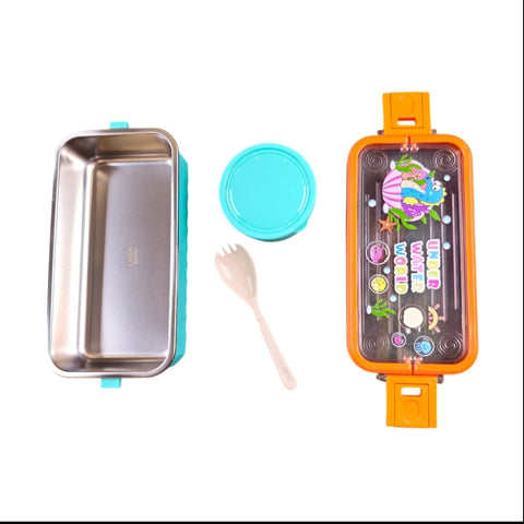 Kids Fun Print Steel Tiffins (650 ml)
