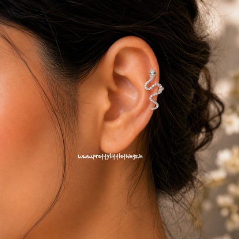 Snake Charms Earcuffs
