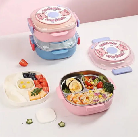 Kids 2-3-4 Bento Box Tiffin