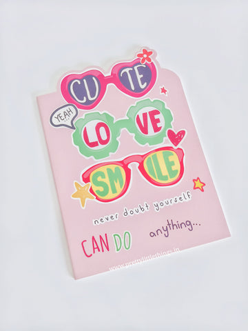 Quirky Personal Notebooks, Happy Quotes