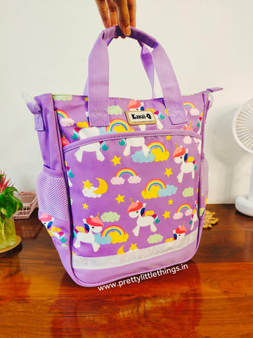 Space / Unicorn Printed Multi-Utility Tote Bags