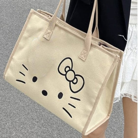 Kitty Themed Cool Canvas Totes