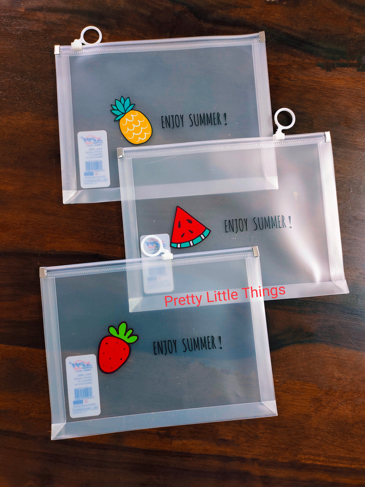 Fruits Theme A5 Ziploc Folder