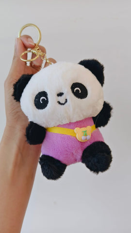 Panda Plushy Soft Toy Keychain / Bag Tag