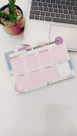 Adorable Weekly Planner Pads