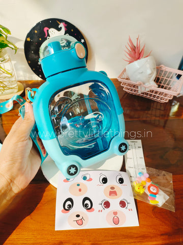 Teddy Bear Bottle with DIY Sticker Sheets
