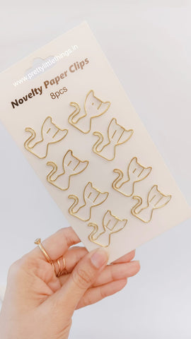Designer Paper Clip Bookmarks Packs (8 pcs pack)