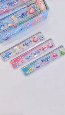 Sea Creatures Floating Shimmer Scale