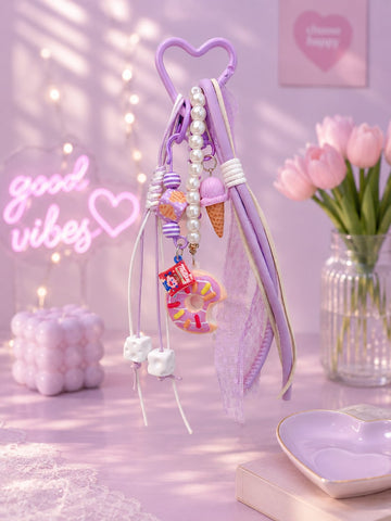 Sweet Donuts Bag Charms