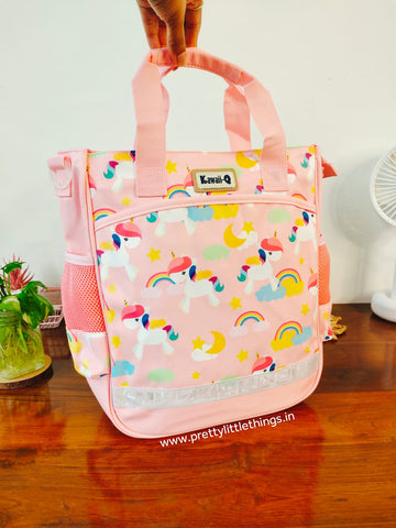 Space / Unicorn Printed Multi-Utility Tote Bags