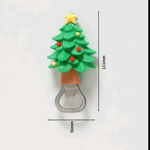 Christmas Theme Bottle Opener (Magnetic)