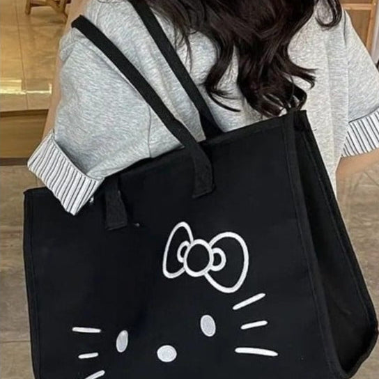 Kitty Themed Cool Canvas Totes