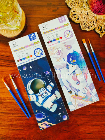 Water Painting & Water Color Coloring Booklet