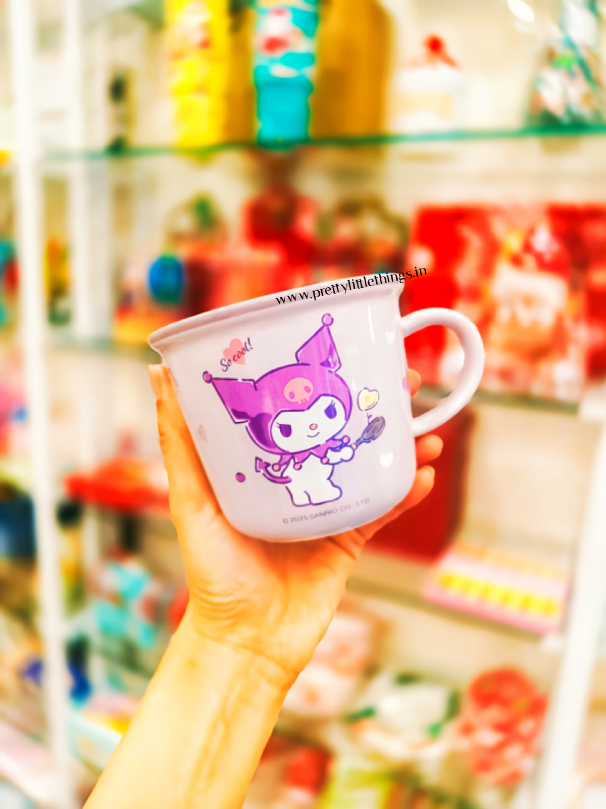 Kuromi Mug ( Sanrio Original Ceramic Mug )