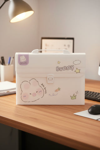 Sanrio White Multisection Box Folder