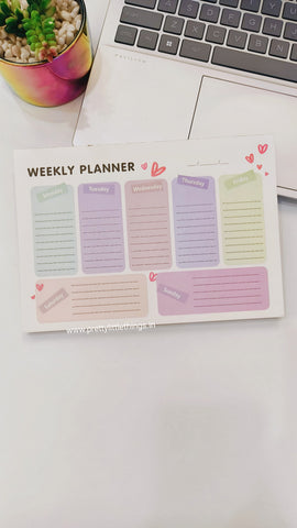 Adorable Weekly Planner Pads