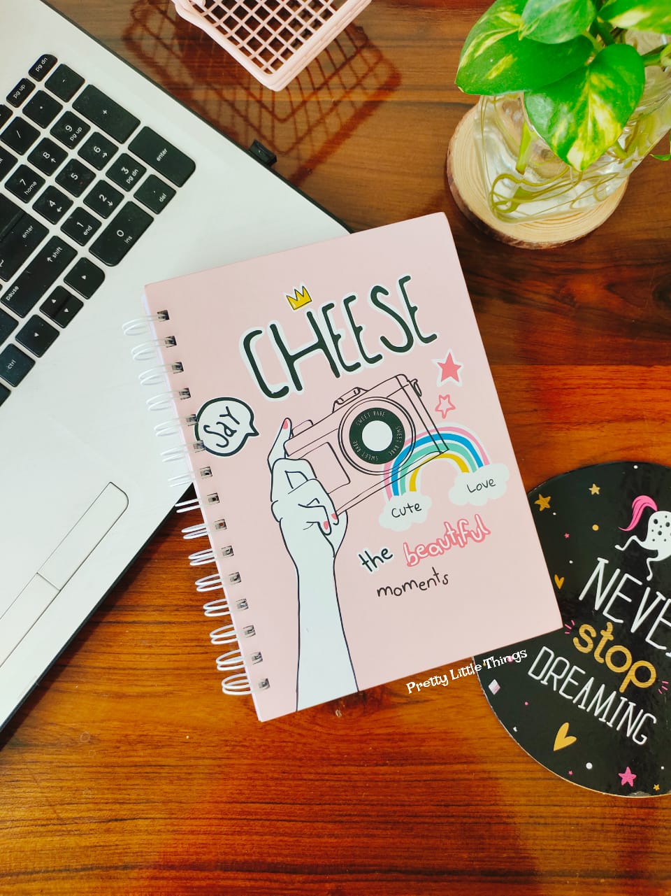 Pretty Little Notebook 'Say Cheese - The Beautiful Moments' - Diary / Notebook – Pretty Little ...