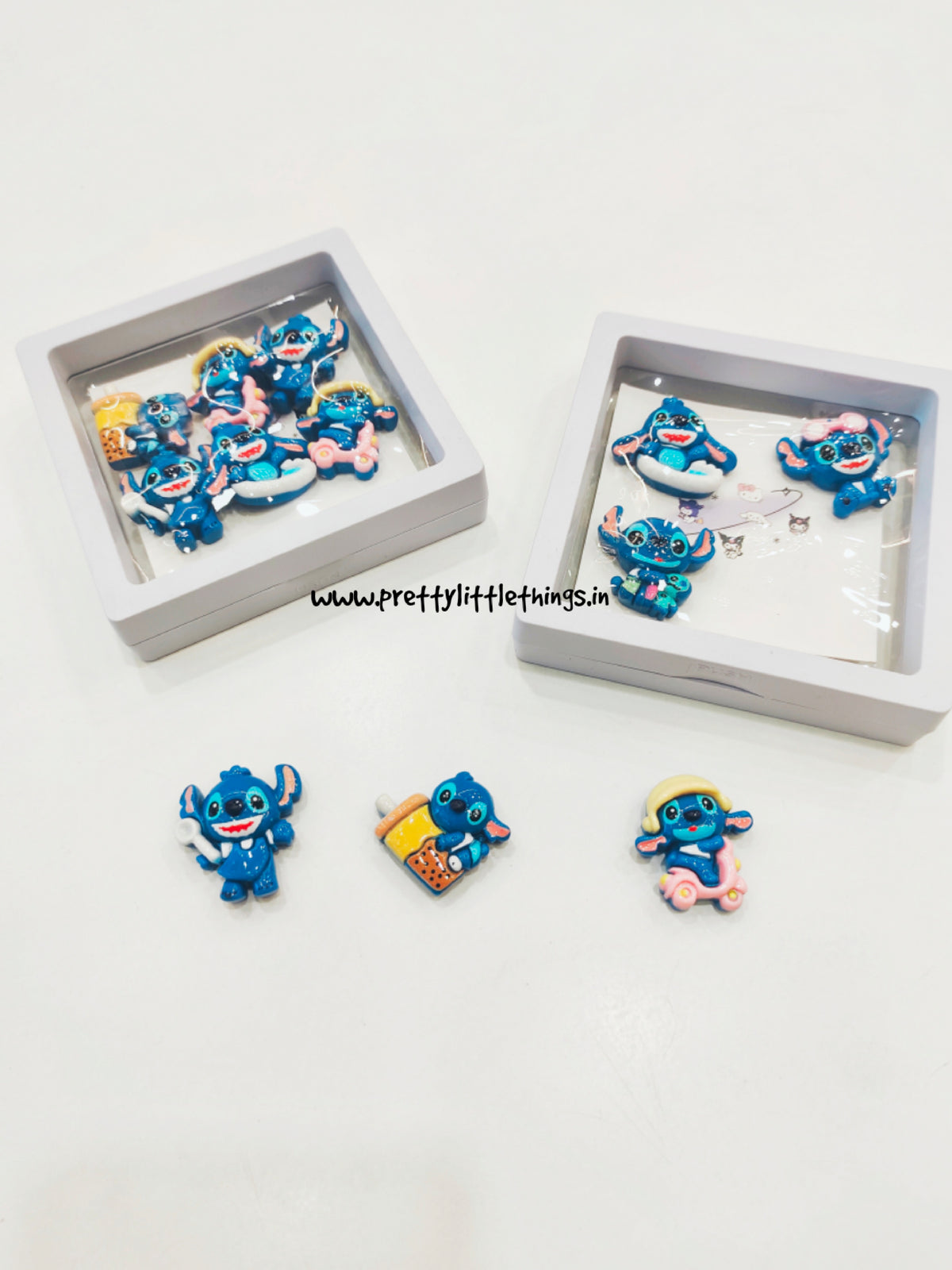 Stitch Theme 3D Charm Stickers