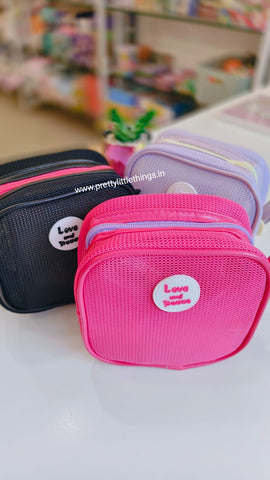 'Love And Peace' Cosmetic Pouch