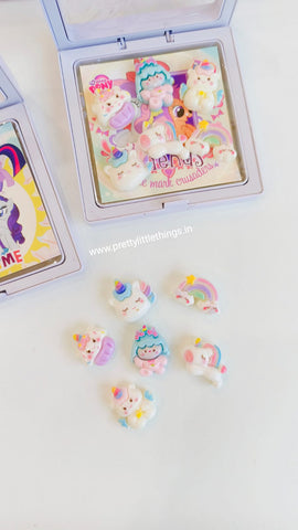 Unicorn 3D Charm Stickers