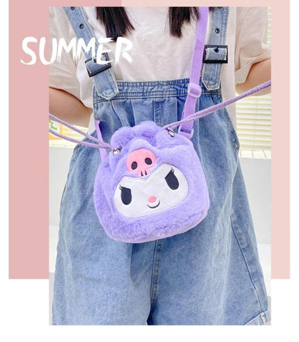Sanrio Kawaii Plush Sling Bags