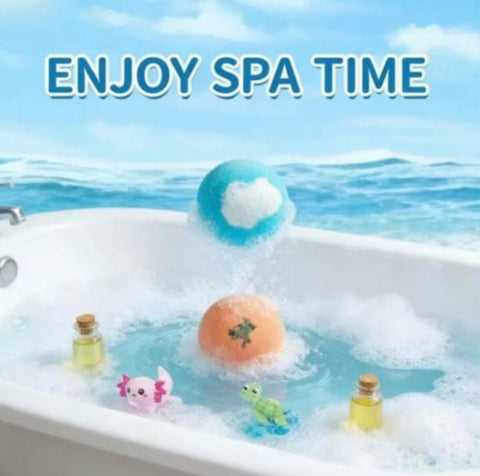 Colorful Fragrant Bath Bombs
