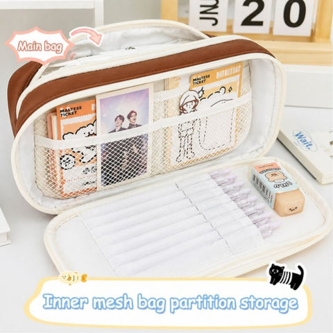 Aesthetic Kawaii Stationery Case