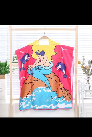 Hoodie Poncho Swim / Bath Towels