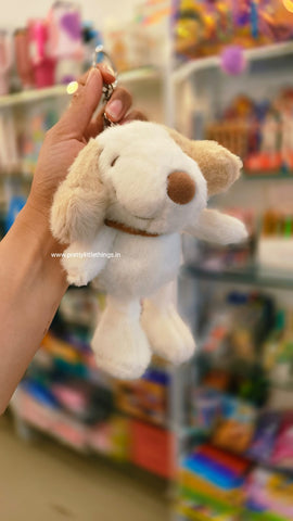 Snoopy Puppy Soft Toy Bag Tag / Key Chain