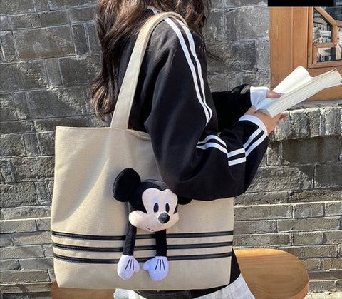 Chic Mickey Mouse Canvas Totes