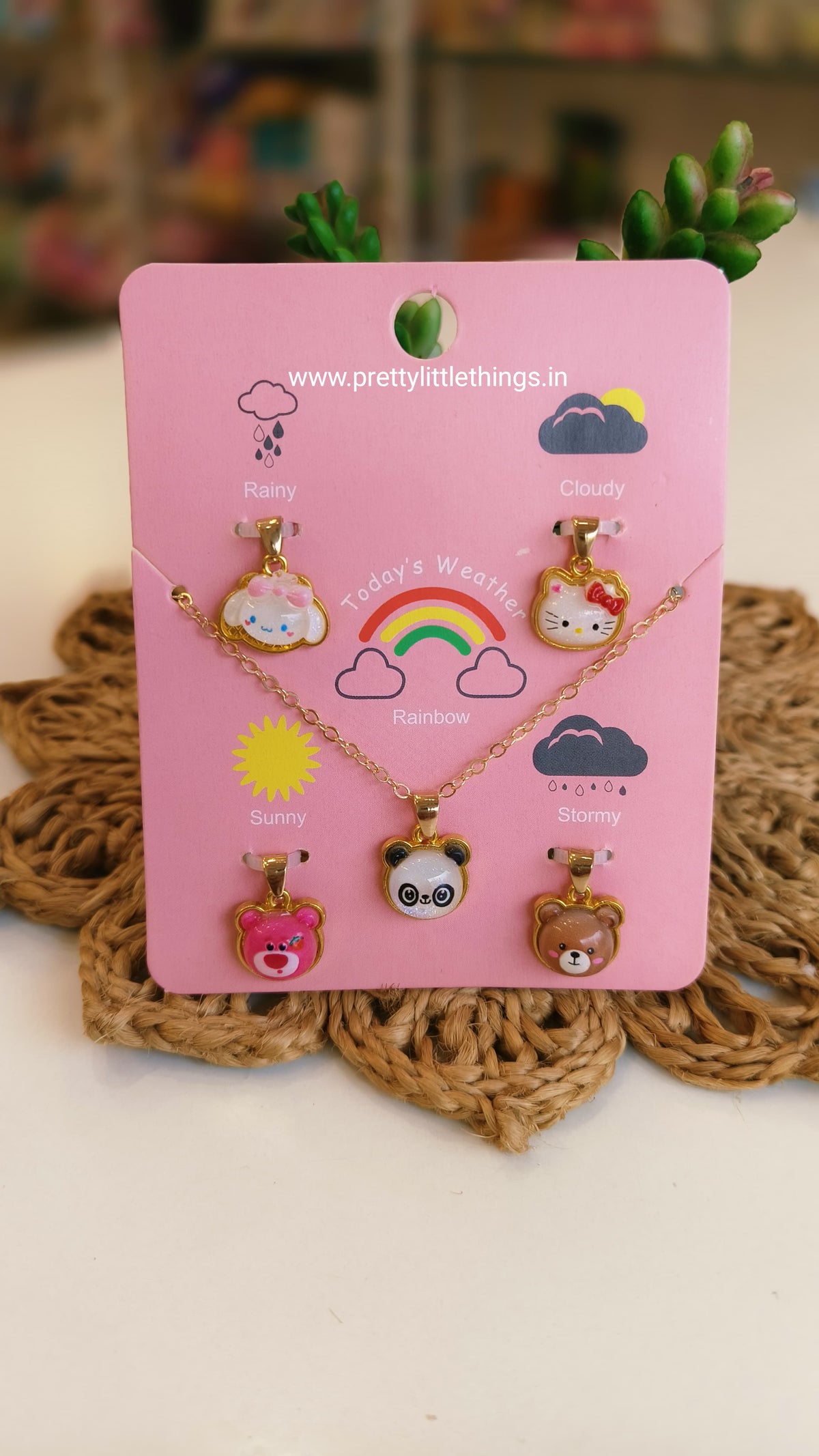 Kids Charms Pendants Sets (5 Charms & A Chain)