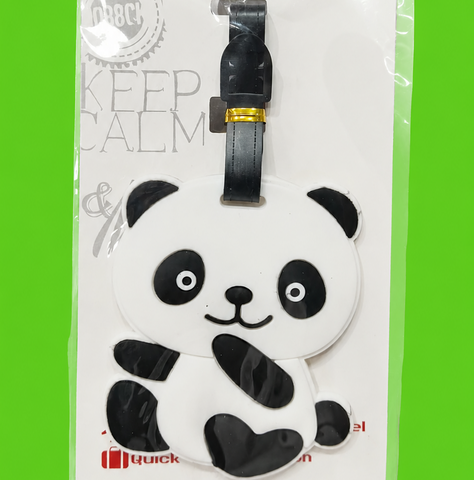 Chubby Panda Theme Luggage Tag