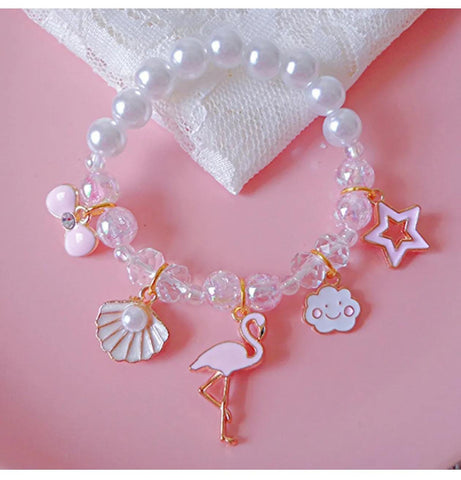 Flamingo Pearl Bracelet