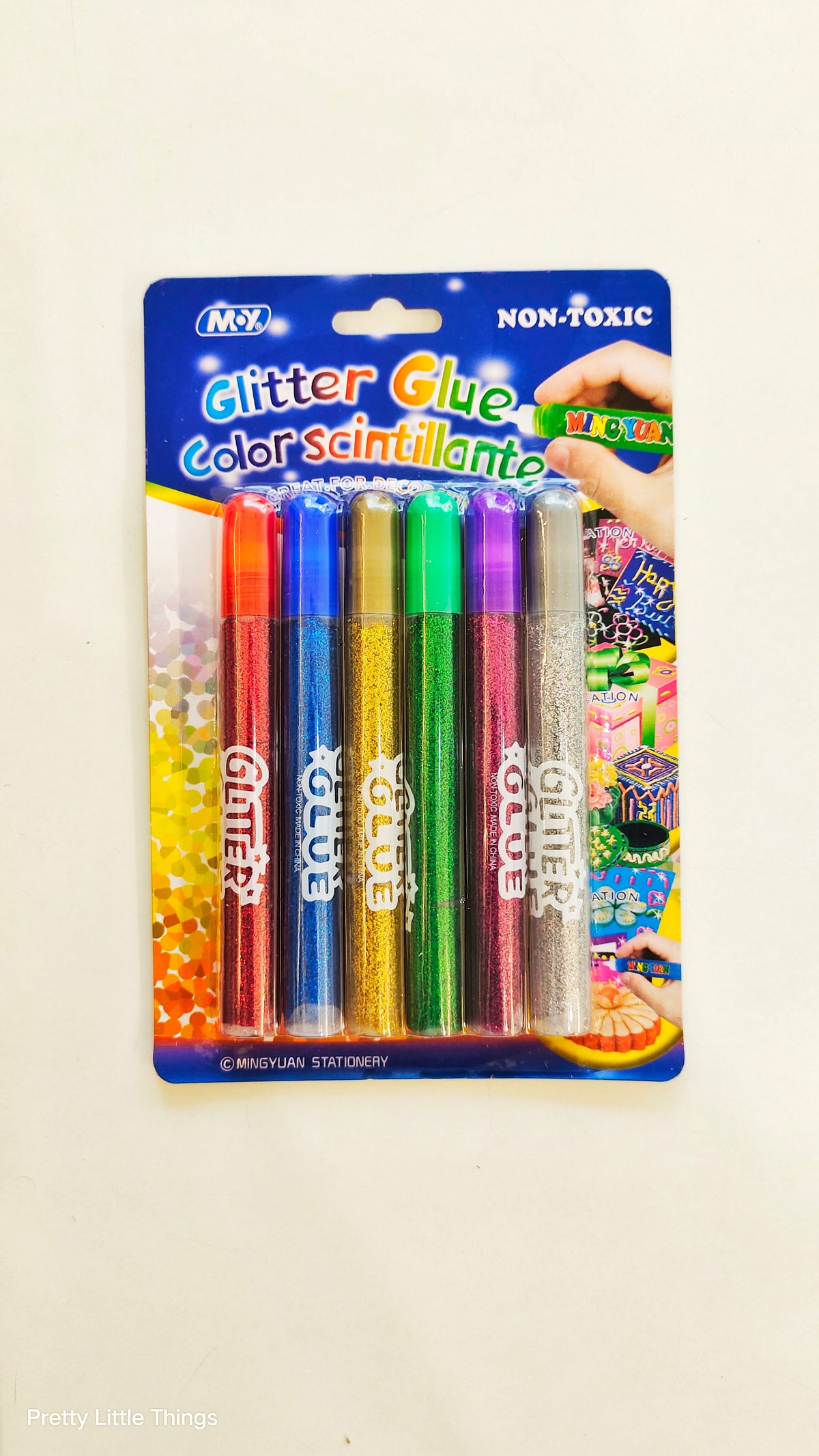 Glitter Glue Pack [Non Toxic 6 pcs, 15 ml]