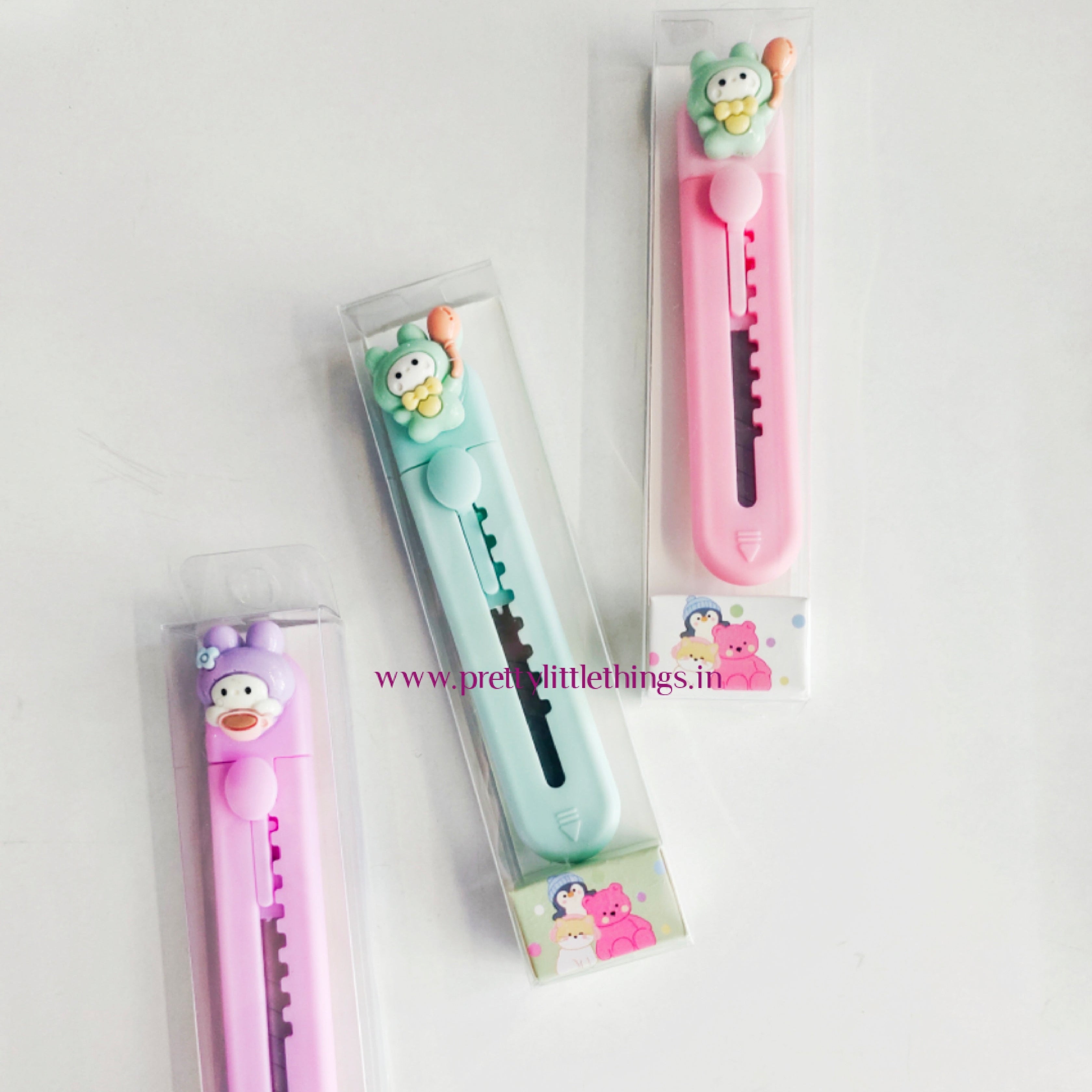 PASTEL COLOR KAWAII SANRIO MY MELODY THEME POCKET KNIFE / CRAFT PAPER CUTTERS