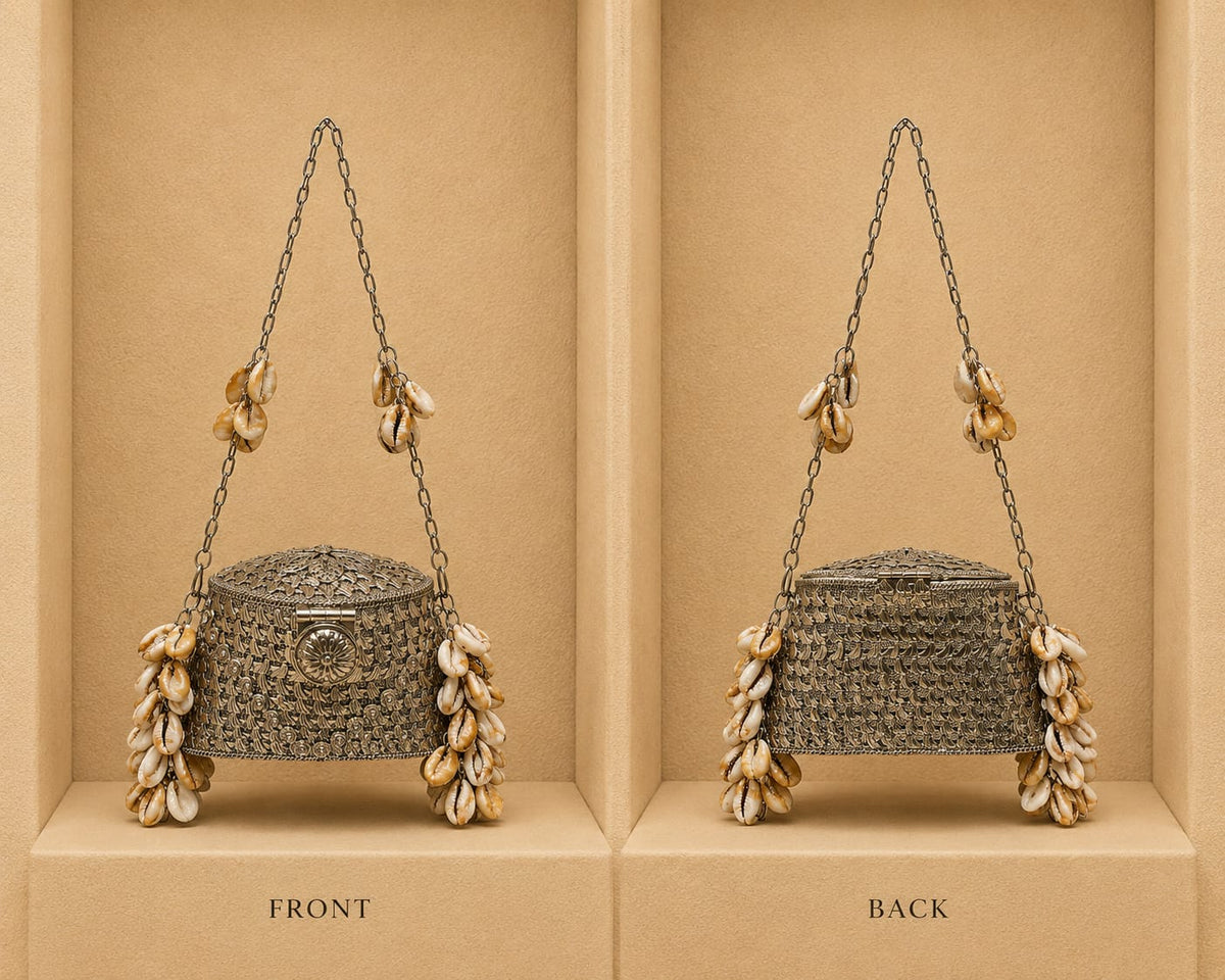 Aurelia Filigree Box Sling Purse