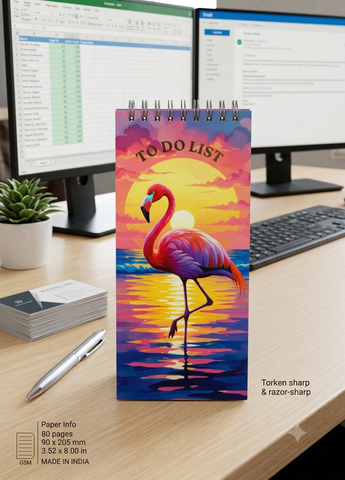 To Do List Spiral Sleek Notepads
