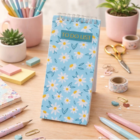 Things To Do Spiral Long Notepads