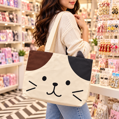 Cool Dog Canvas Tote Bags