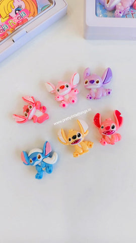 Stitch Theme 3D Charm Stickers
