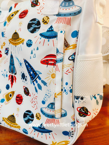 Space / Unicorn Printed Multi-Utility Tote Bags