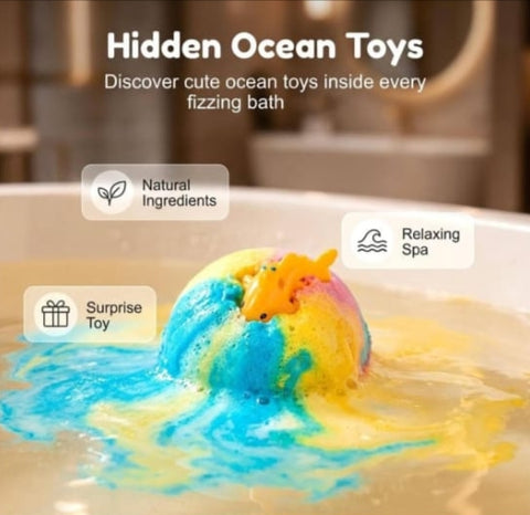 Colorful Fragrant Bath Bombs
