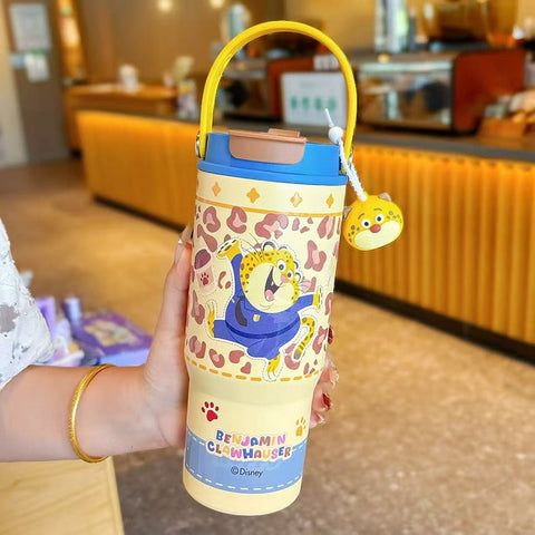 Zootopia Steel Flip Straw Tumblers (700 ml)