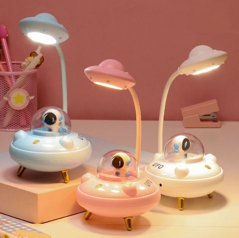 Astronaut And Spaceship Desk Lamp