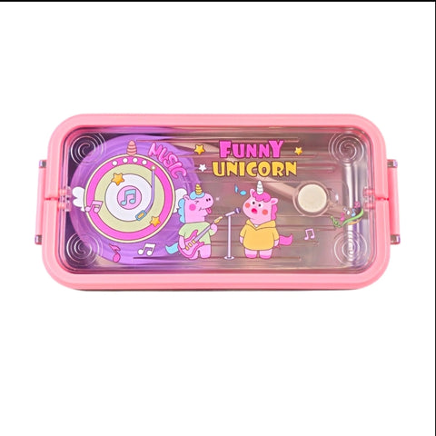 Kids Fun Print Steel Tiffins (650 ml)